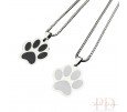 COLGANTE HUELLA PERRO PERSONALIZADO DOS COLORES COLGANTE HUELLA PERRO PERSONALIZADO DOS COLORES