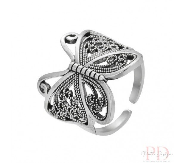 ANILLO MARIPOSA AJUSTABLE ANILLO MARIPOSA AJUSTABLE