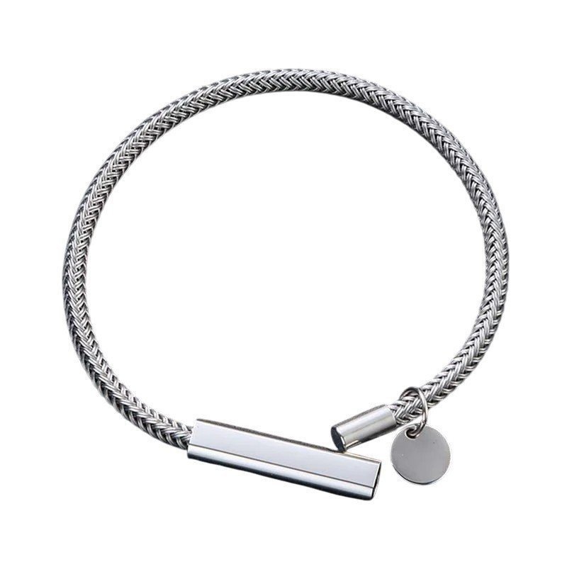 PULSERA CUERDA CON ENTREPIEZA PERSONALIZADA