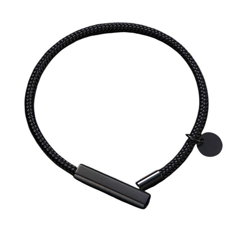 PULSERA CUERDA CON ENTREPIEZA PERSONALIZADA