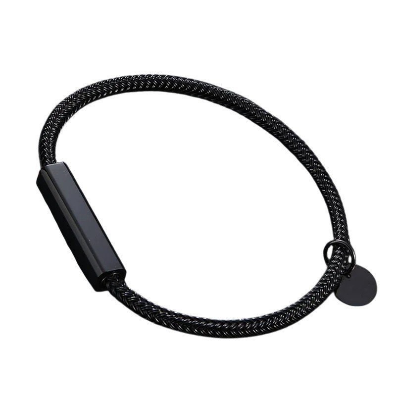 PULSERA CUERDA CON ENTREPIEZA PERSONALIZADA