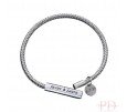 PULSERA CUERDA CON ENTREPIEZA PERSONALIZADA PULSERA CUERDA CON ENTREPIEZA PERSONALIZADA