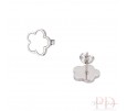 PENDIENTES FLOR Y NÁCAR ACERO Y ORO PENDIENTES FLOR Y NÁCAR ACERO Y ORO