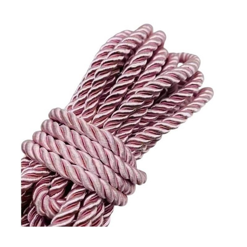 CORDÓN TRENZADO ROSA 3 MM