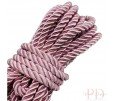 cordon rosa trenzado brillante de 3 milimetros para joyeria y manualidades