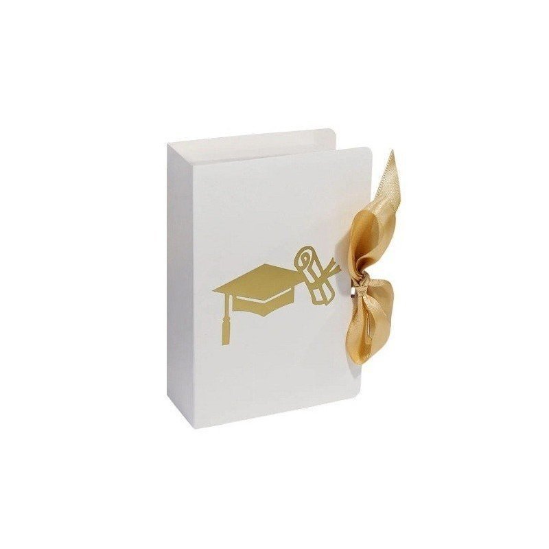 CAJA REGALO BIRRETE GRADUACIÓN, FIN DE CURSO, PROFESORES