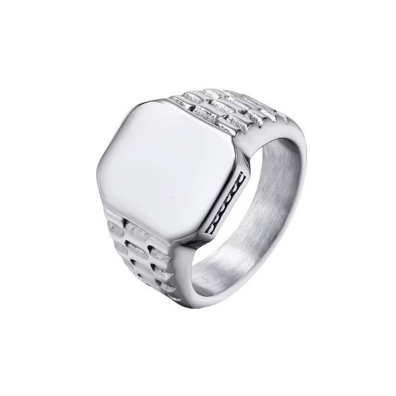 ANILLO SELLO ACERO PERSONALIZADO