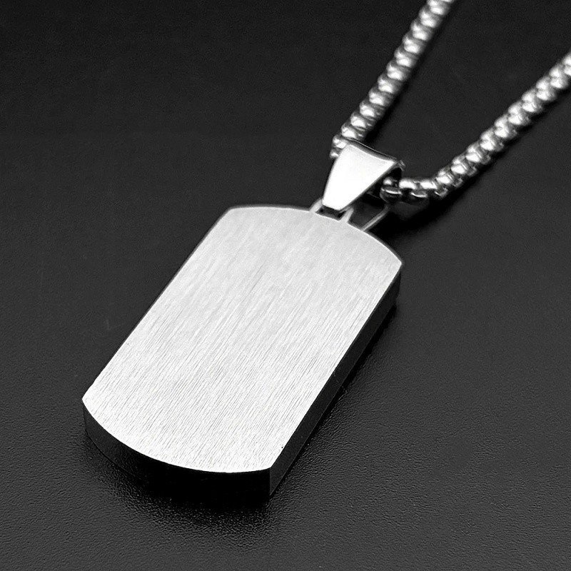 COLGANTE GRUESO ACERO PERSONALIZADO