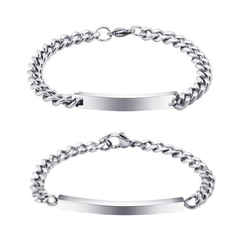 PAREJA DE ESCLAVAS PERSONALIZADAS (DOS PIEZAS)