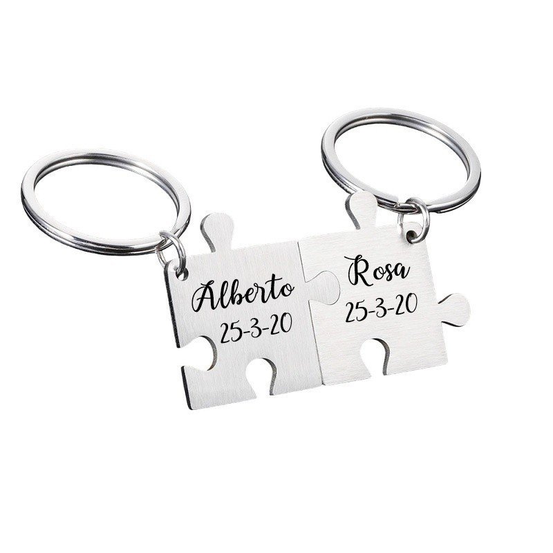 LLAVEROS PUZZLE PERSONALIZADOS FAMILIA