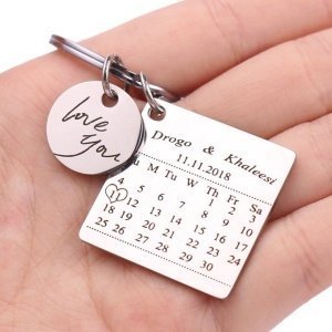 llavero calendario personalizado