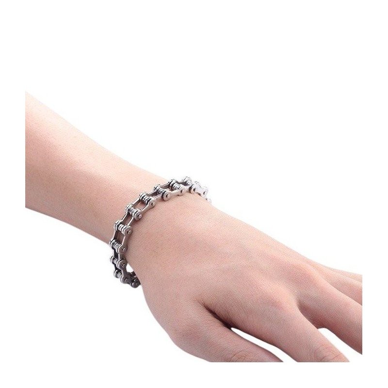 PULSERA ACERO INOX CADENA BICICLETA