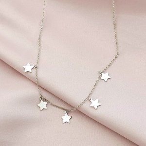gargantilla estrellas plata de ley