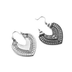 pendientes plata boho hippies