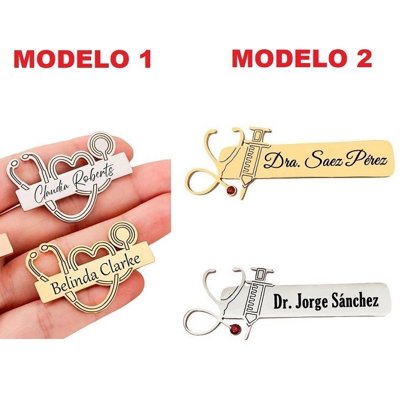 BROCHE PERSONALIZADO PARA MÉDICOS