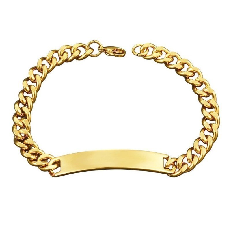 ESCLAVA UNISEX ACERO ORO