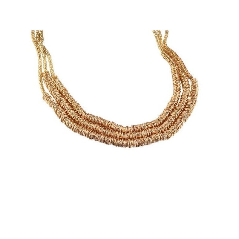 COLLAR GARGANTILLA ESTILO ÉTNICO MULTI ANILLAS