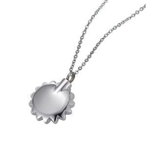 colgante personalizado para cenizas en forma de flor