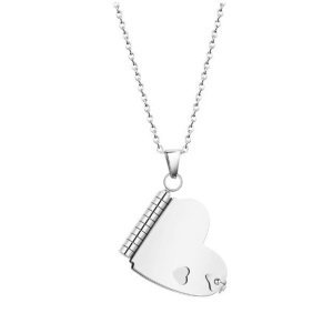 colgante corazón personalizado con varias páginas