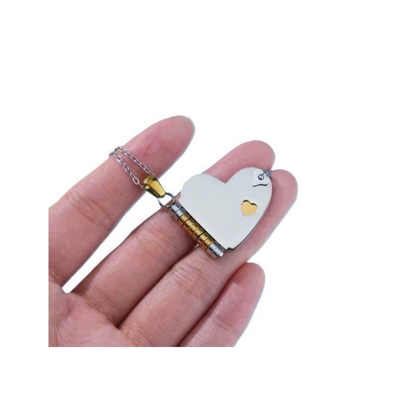 COLGANTE CORAZÓN PÁGINAS PERSONALIZADAS