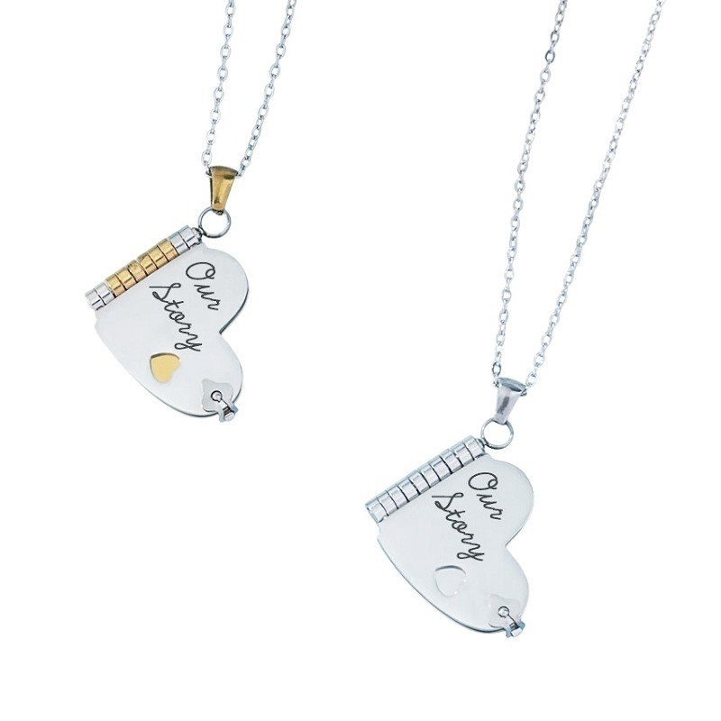 COLGANTE CORAZÓN PÁGINAS PERSONALIZADAS