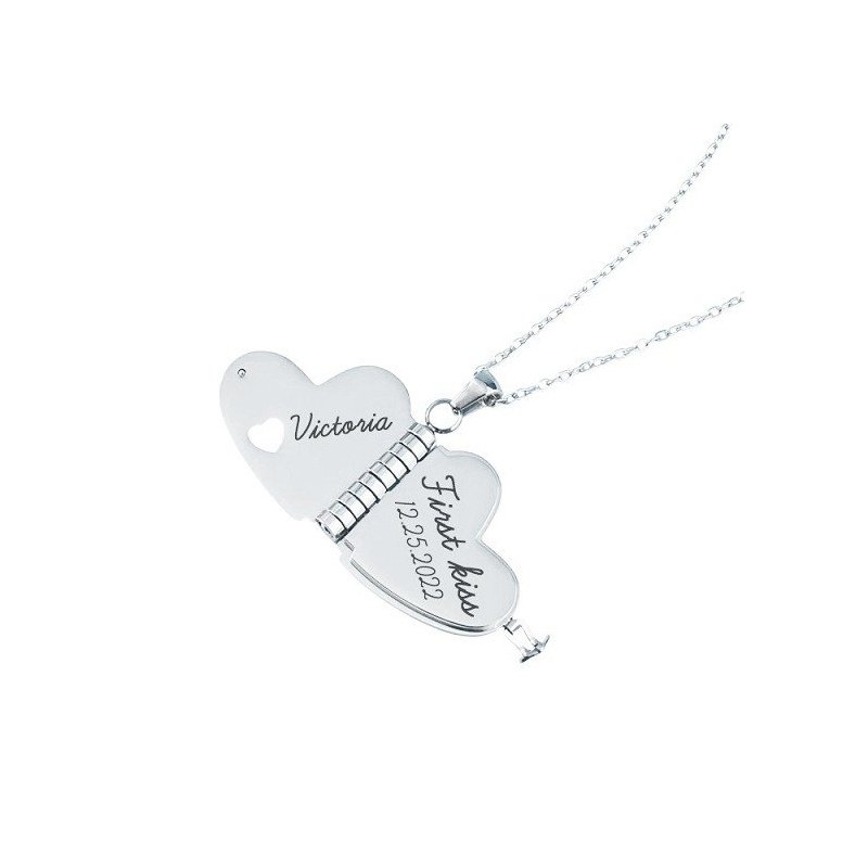 COLGANTE CORAZÓN PÁGINAS PERSONALIZADAS