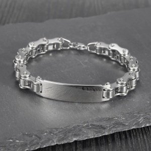 esclava eslabón moto personalizada acero inoxidable