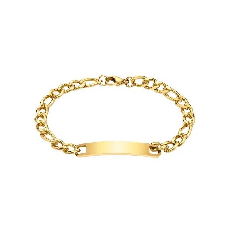 ESCLAVA FINA ACERO, ESLABÓN 3X1