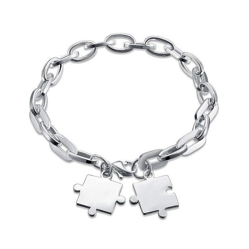 PULSERA DOS PUZZLES PERSONALIZADOS