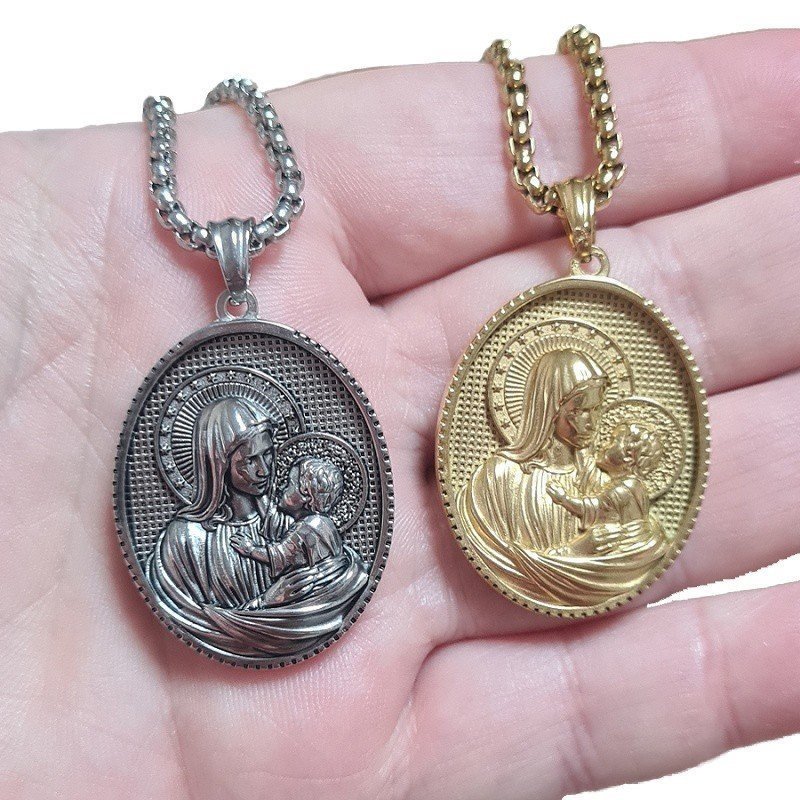 MEDALLA VIRGEN CON NIÑO