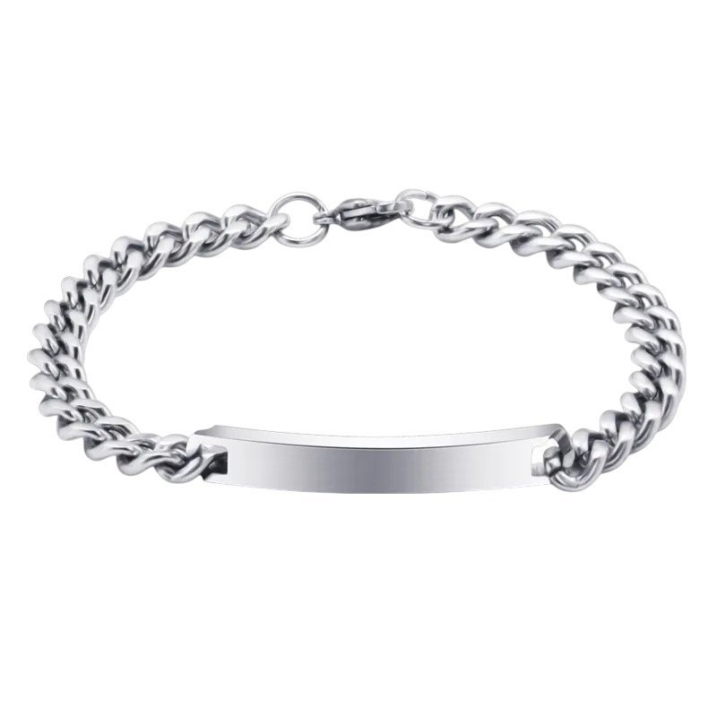 ESCLAVA ACERO CLÁSICA PERSONALIZADA