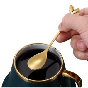 cucharas personalizadas doradas para cumpleaños