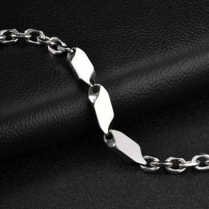 Pulsera tres entrepiezas personalizadas | Pulsera para padre