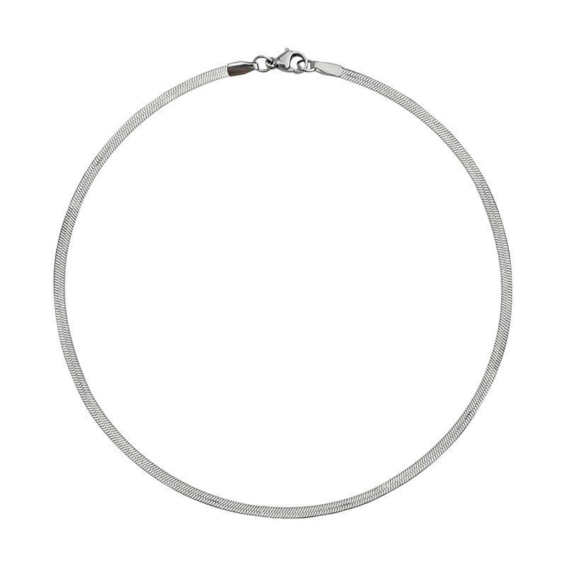 CADENA PLANA SNAKE ACERO