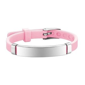 pulseras anti pérdida niñas color rosa