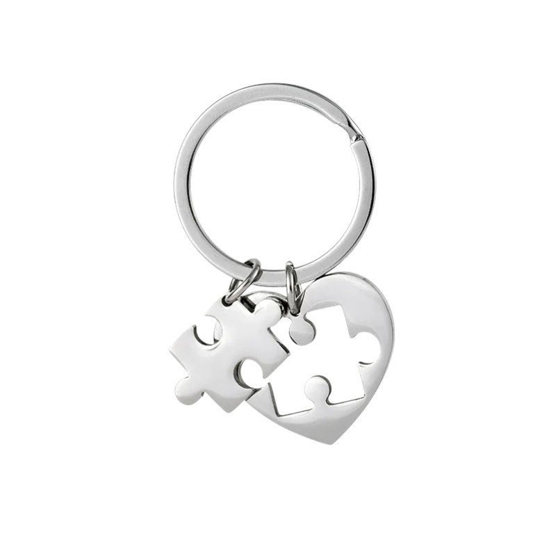 LLAVERO CORAZÓN PUZZLE ENCAJABLE