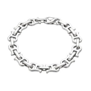 pulsera eslabones guitarras acero