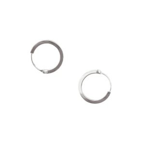 pendientes aros de plata pequeños