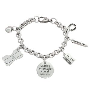 pulsera para profesoras personalizada
