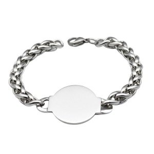 ESCLAVA CHAPA REDONDA PERSONALIZADA