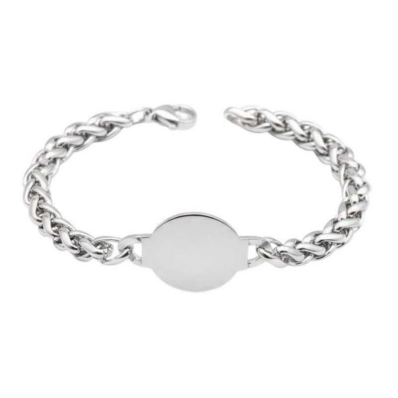 ESCLAVA CHAPA REDONDA PERSONALIZADA