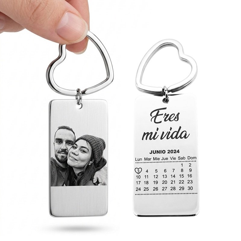 LLAVERO CALENDARIO PERSONALIZADO CON FOTO