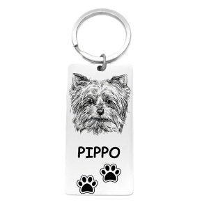 llavero personalizado con foto de mascotas