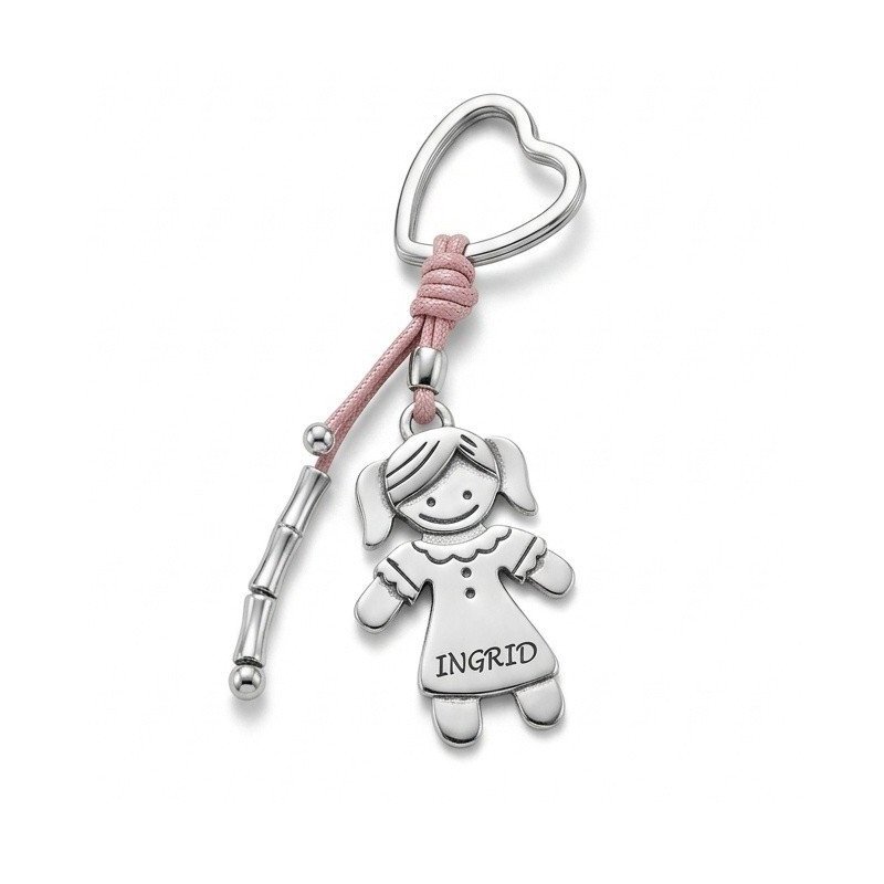 LLAVERO NIÑA GRANDE PERSONALIZADO