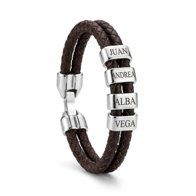PULSERA PERSONALIZADA CON NOMBRES IDEAL PADRES
