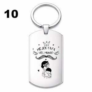llavero mejor papa del mundo padre e hijo