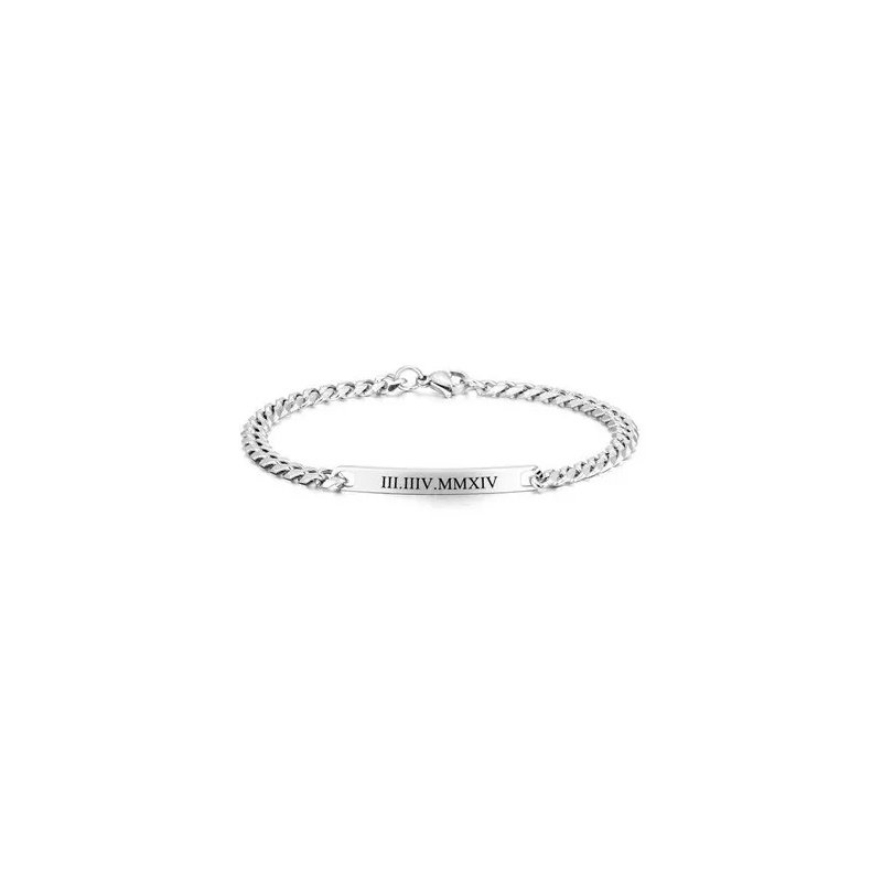 ESCLAVA FINA DE ACERO INOXIDABLE