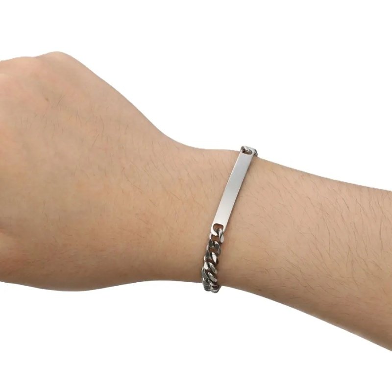 ESCLAVA FINA DE ACERO INOXIDABLE