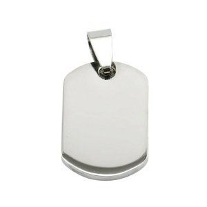 CHAPA ACERO PEQUEÑA PERSONALIZADA