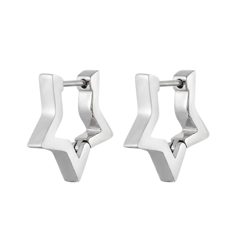 PENDIENTES ESTRELLA ACERO INOXIDABLE
